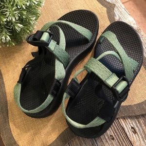 Chaco green sandals